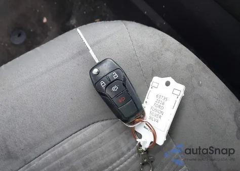 2016 Ford Fusion S из США, поврежденный, VIN 3FA6P0G70GR281127